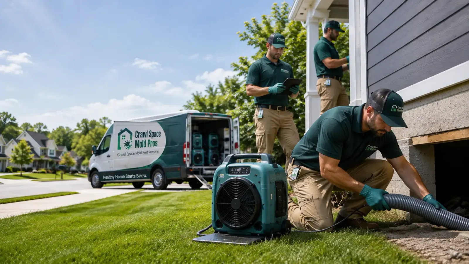 Crawl Space Mold Removal in Leland, IL